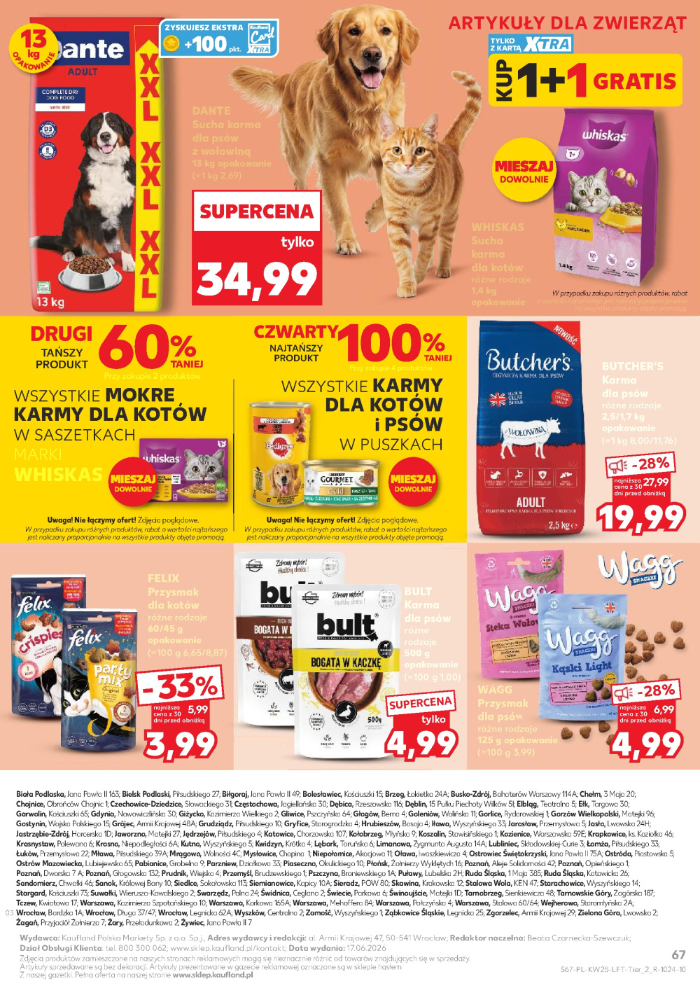 Leták Kaufland gazetka Ząbkowice Śląskie, Polsko - strana 67