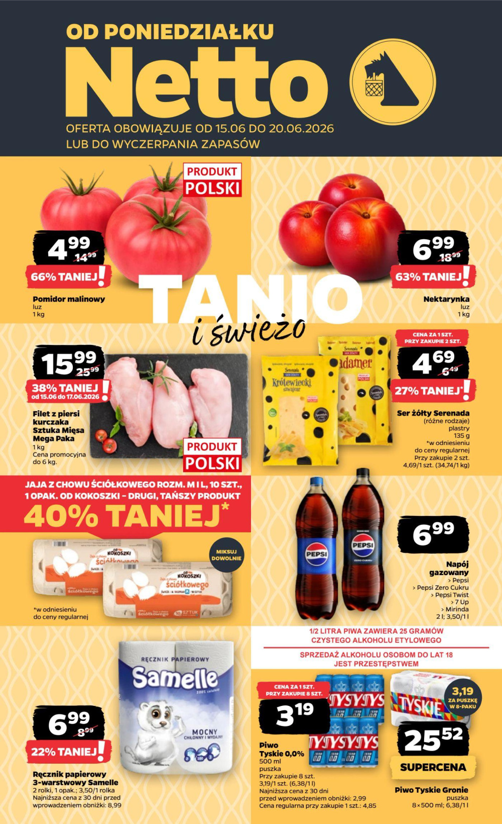 Leták Netto gazetka, Polsko - strana 1