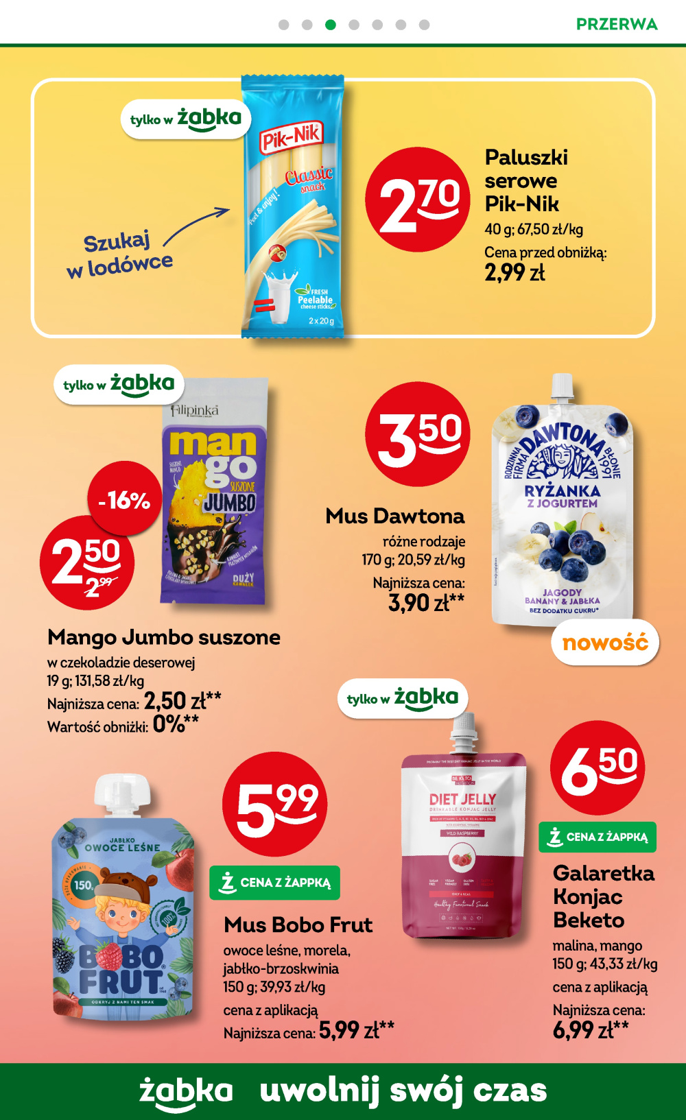 Leták Żabka gazetka, Polsko - strana 142