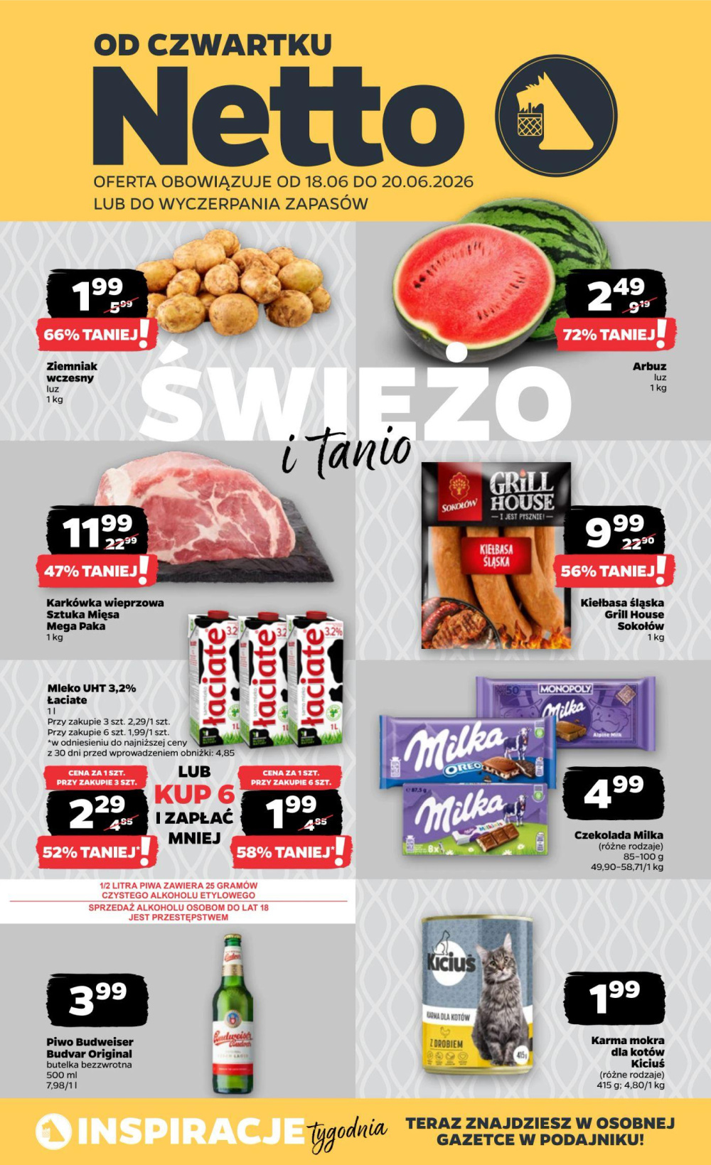 Leták Netto gazetka, Polsko - strana 1