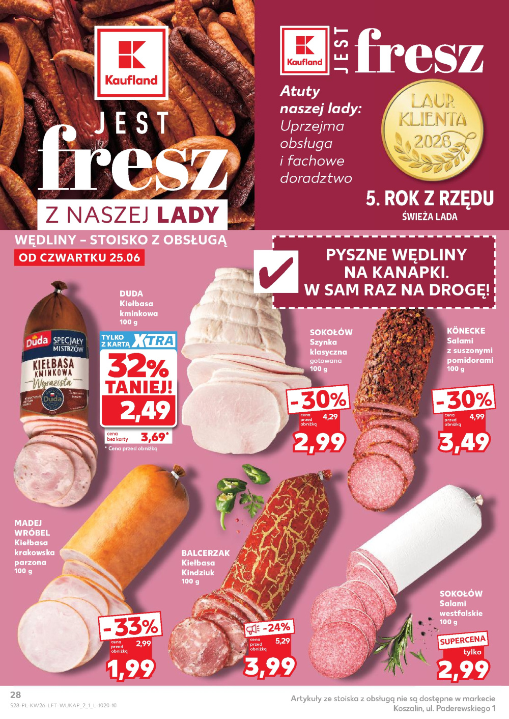 Leták Kaufland gazetka Żywiec, Polsko - strana 28