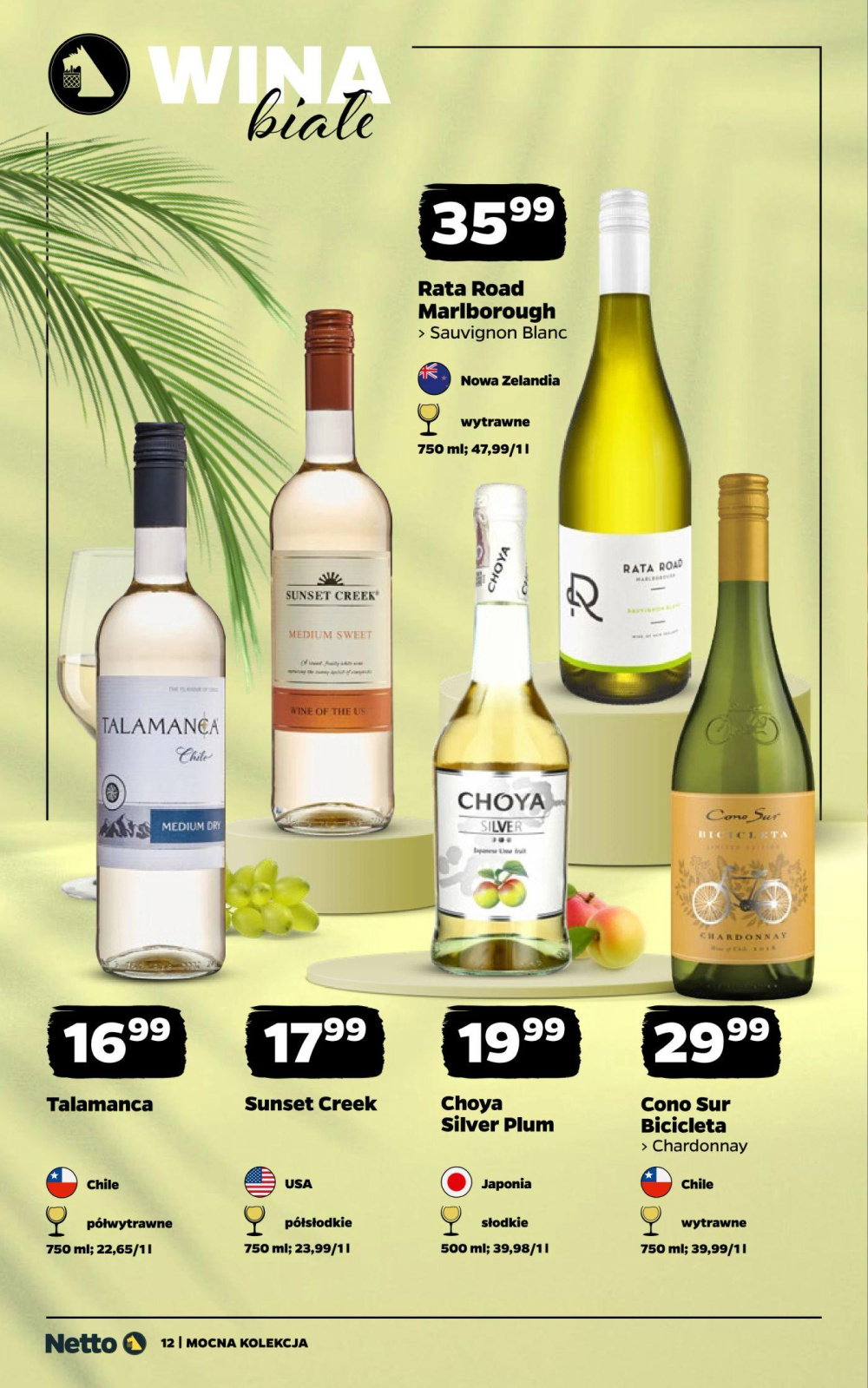 Leták Netto gazetka - Wina, Polsko - strana 12