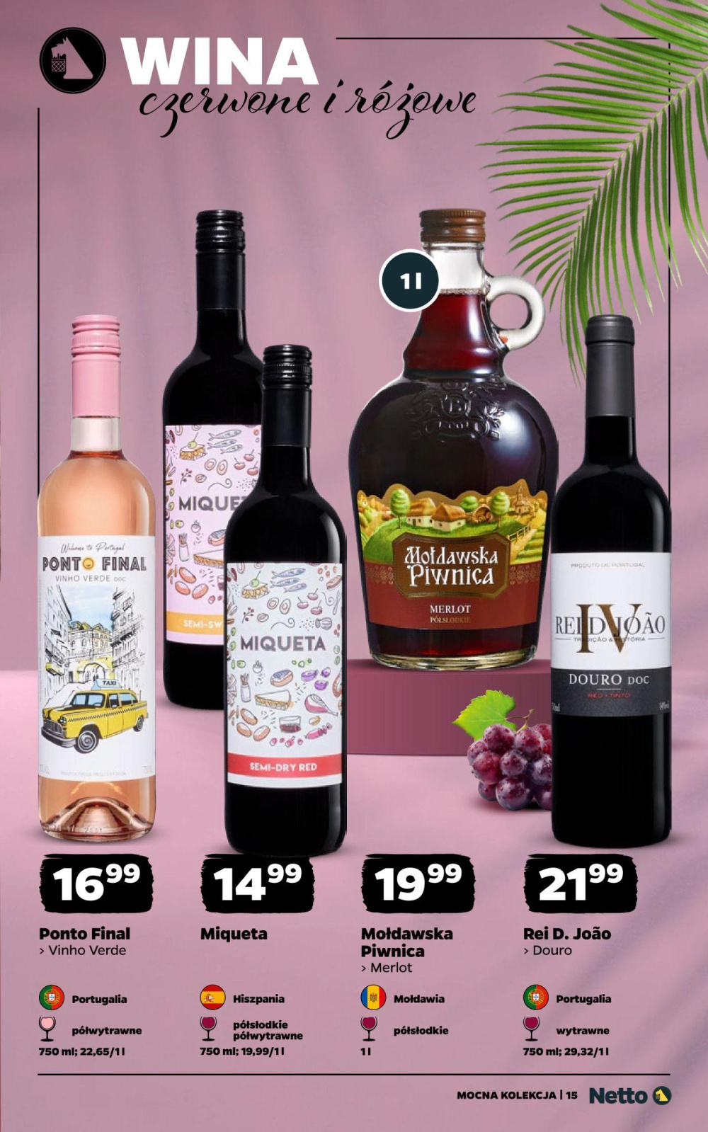 Leták Netto gazetka - Wina, Polsko - strana 15