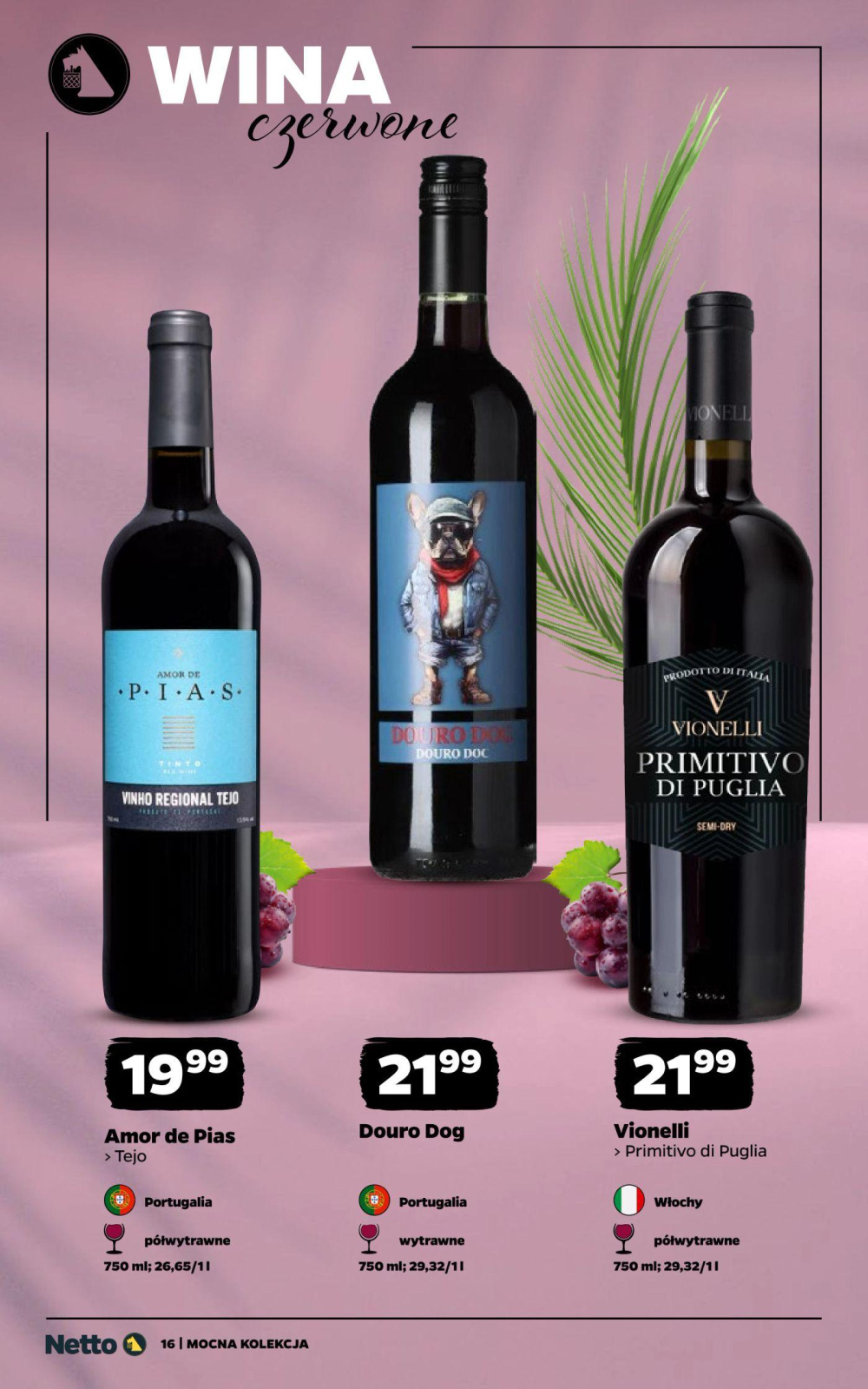 Leták Netto gazetka - Wina, Polsko - strana 16