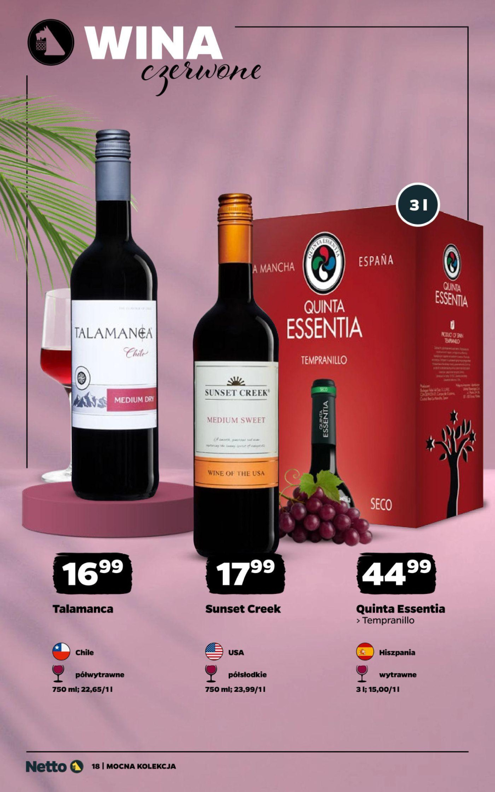 Leták Netto gazetka - Wina, Polsko - strana 18