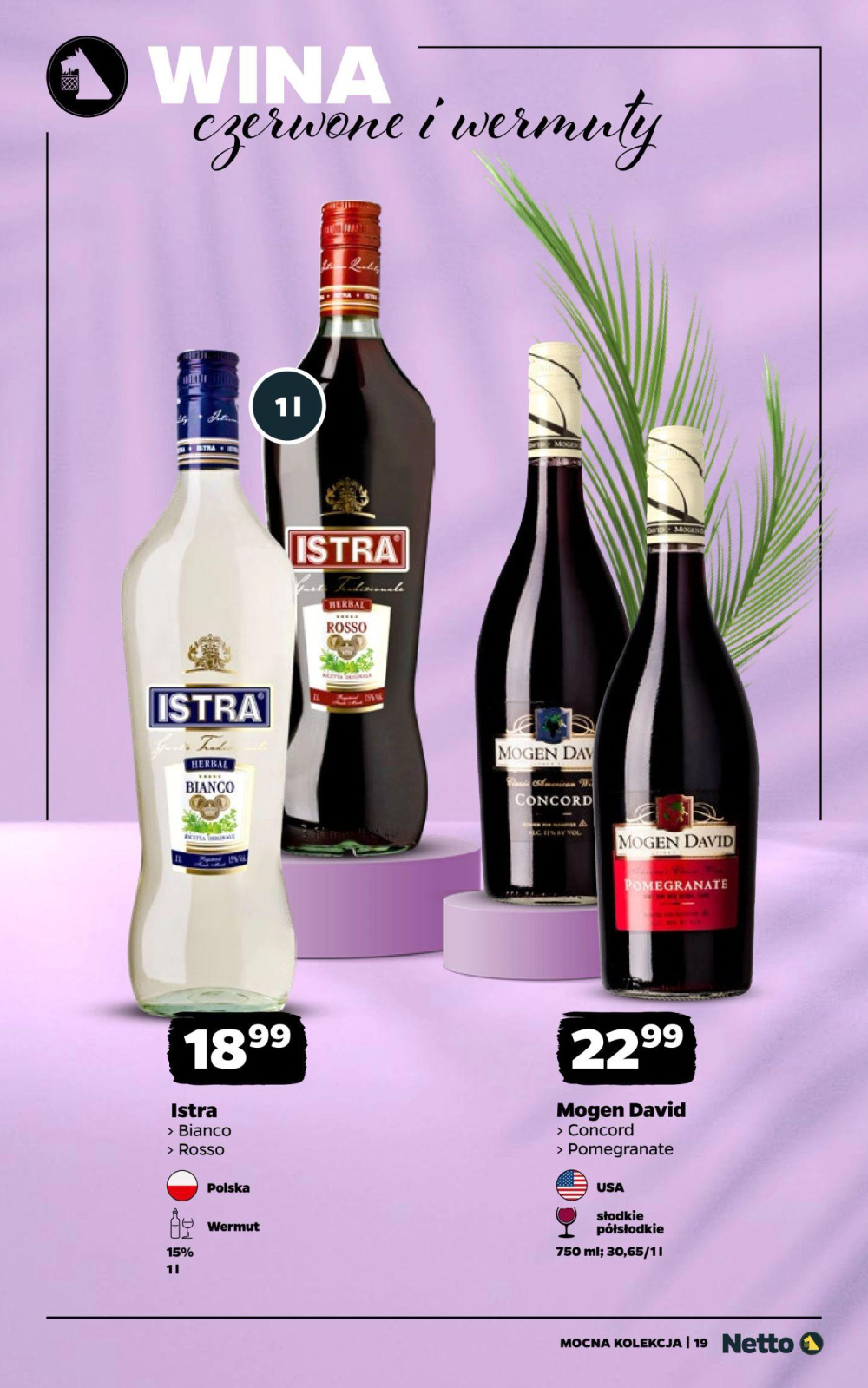 Leták Netto gazetka - Wina, Polsko - strana 19