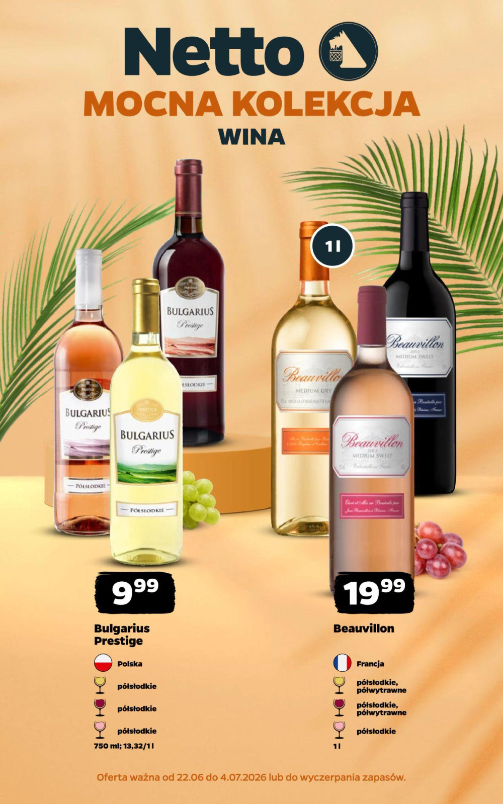 Leták Netto gazetka - Wina, Polsko - strana 1