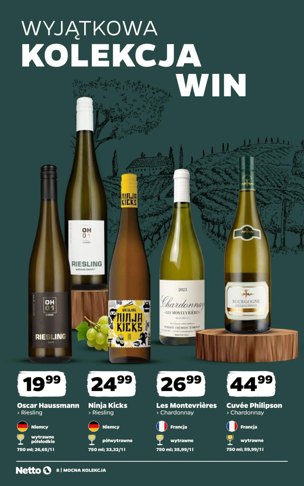 Leták Netto gazetka - Wina, Polsko - strana 8
