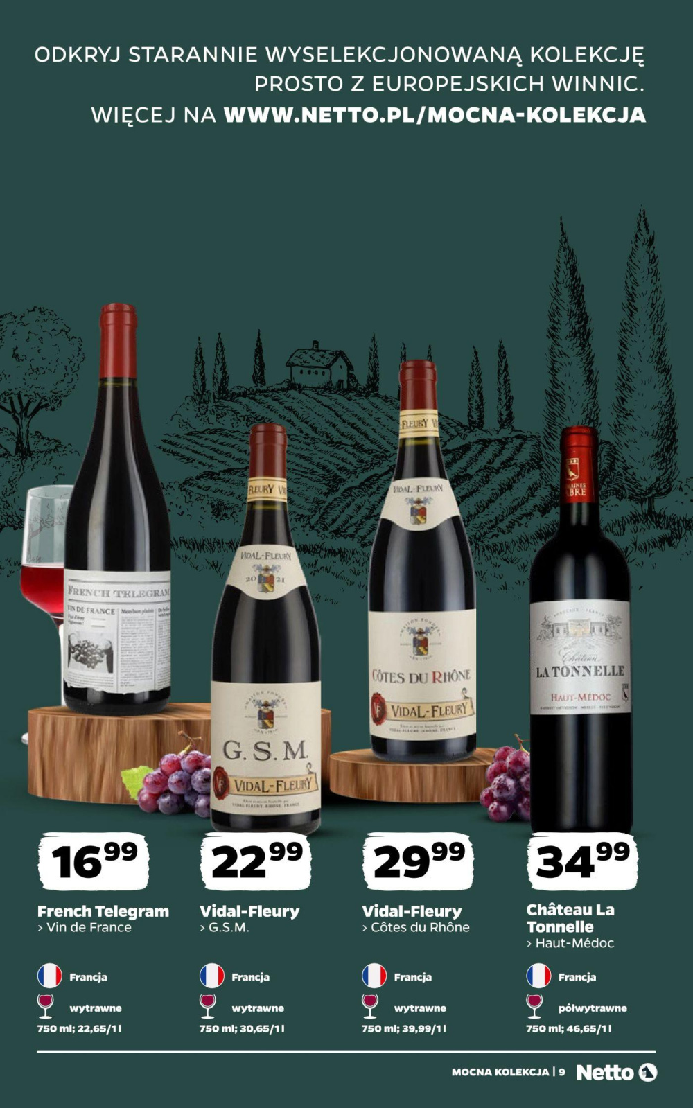 Leták Netto gazetka - Wina, Polsko - strana 9
