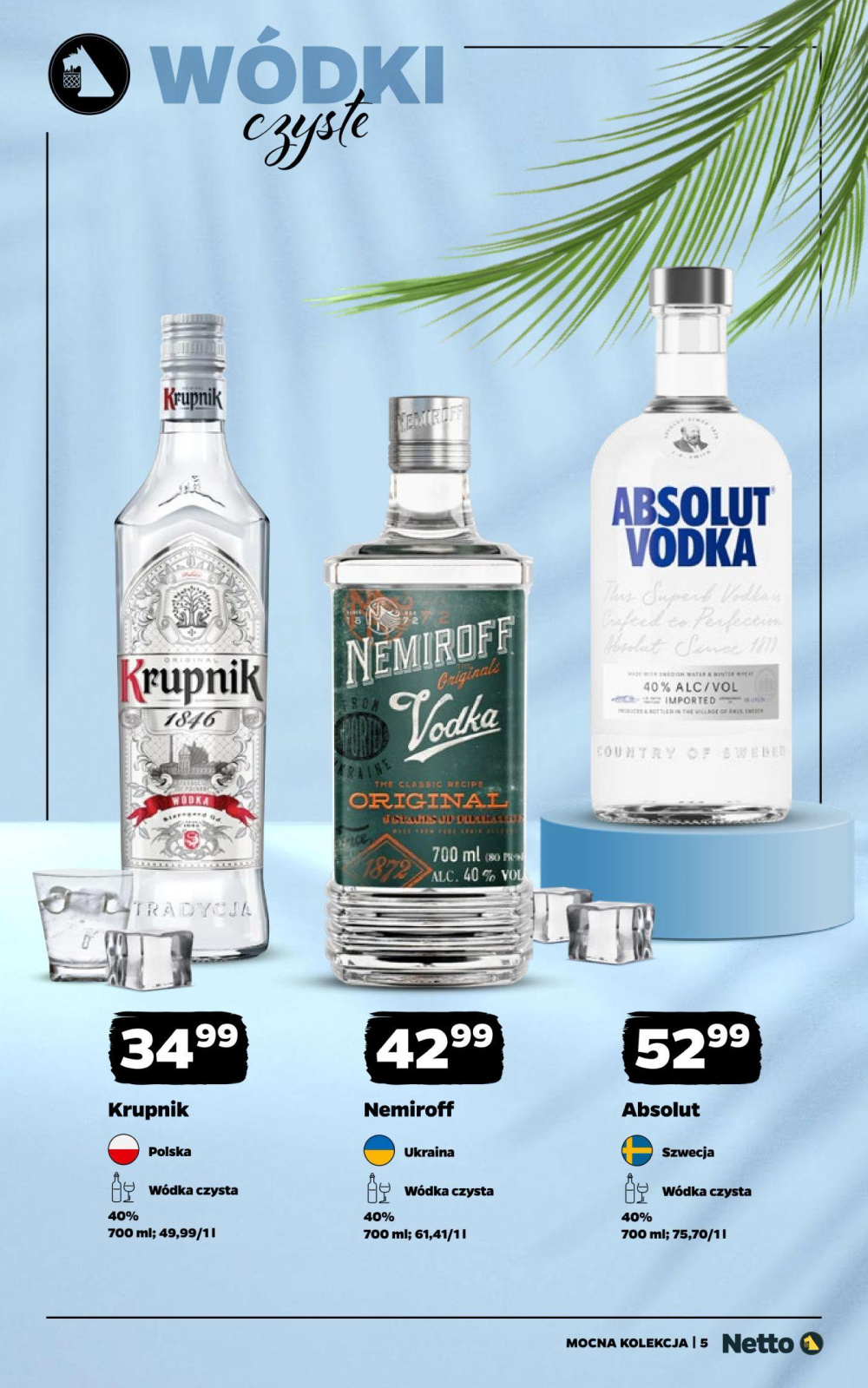 Leták Netto gazetka - Mocne alkohole, Polsko - strana 5