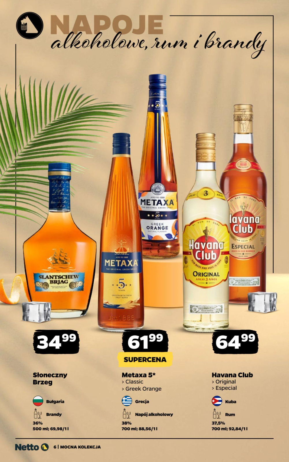 Leták Netto gazetka - Mocne alkohole, Polsko - strana 6