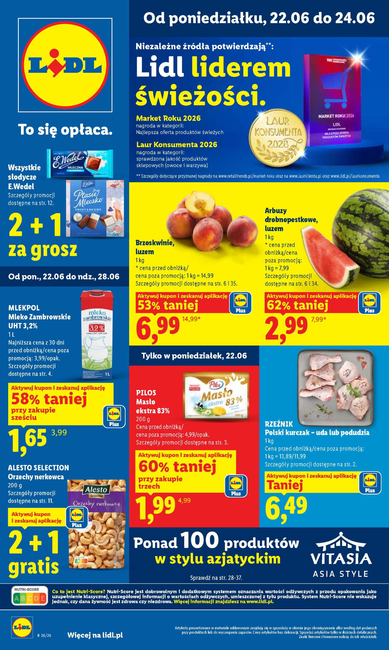 Lidl gazetka od 22. 06. 2026