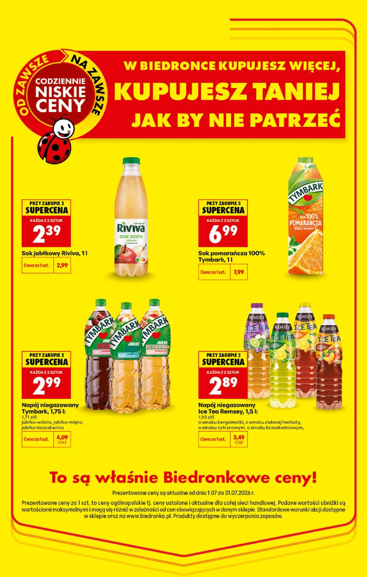Biedronka gazetka od 1. 07. 2026