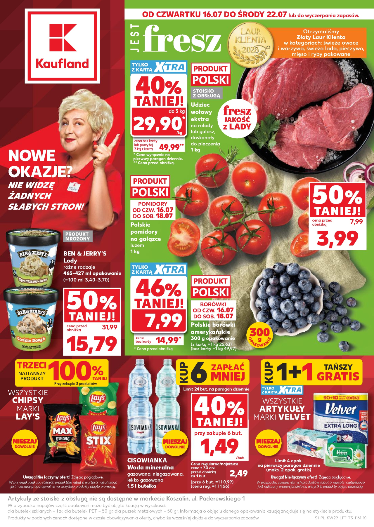 Kaufland gazetka Rawicz od 16. 07. 2026