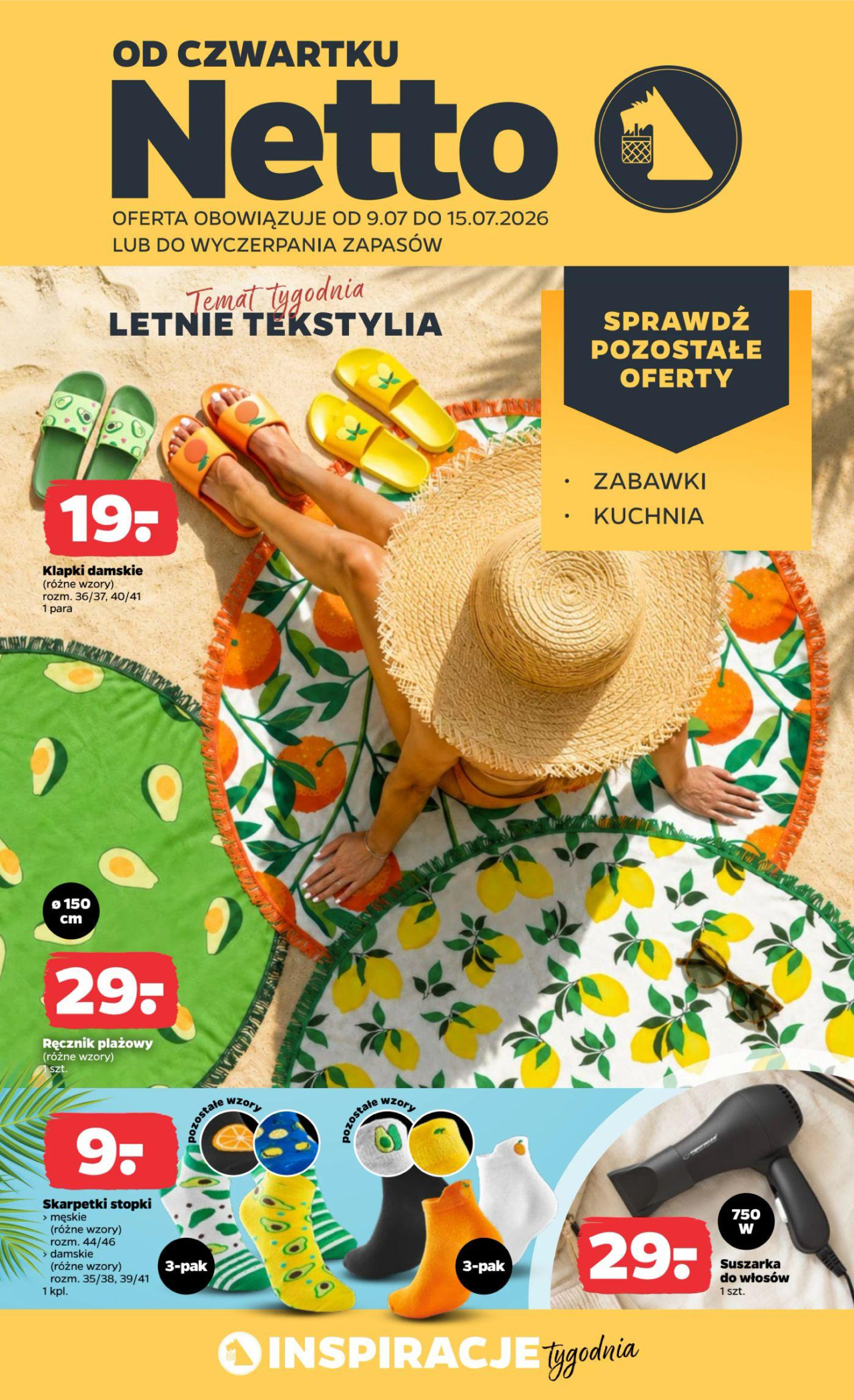 Netto gazetka - Non food od 9. 07. 2026