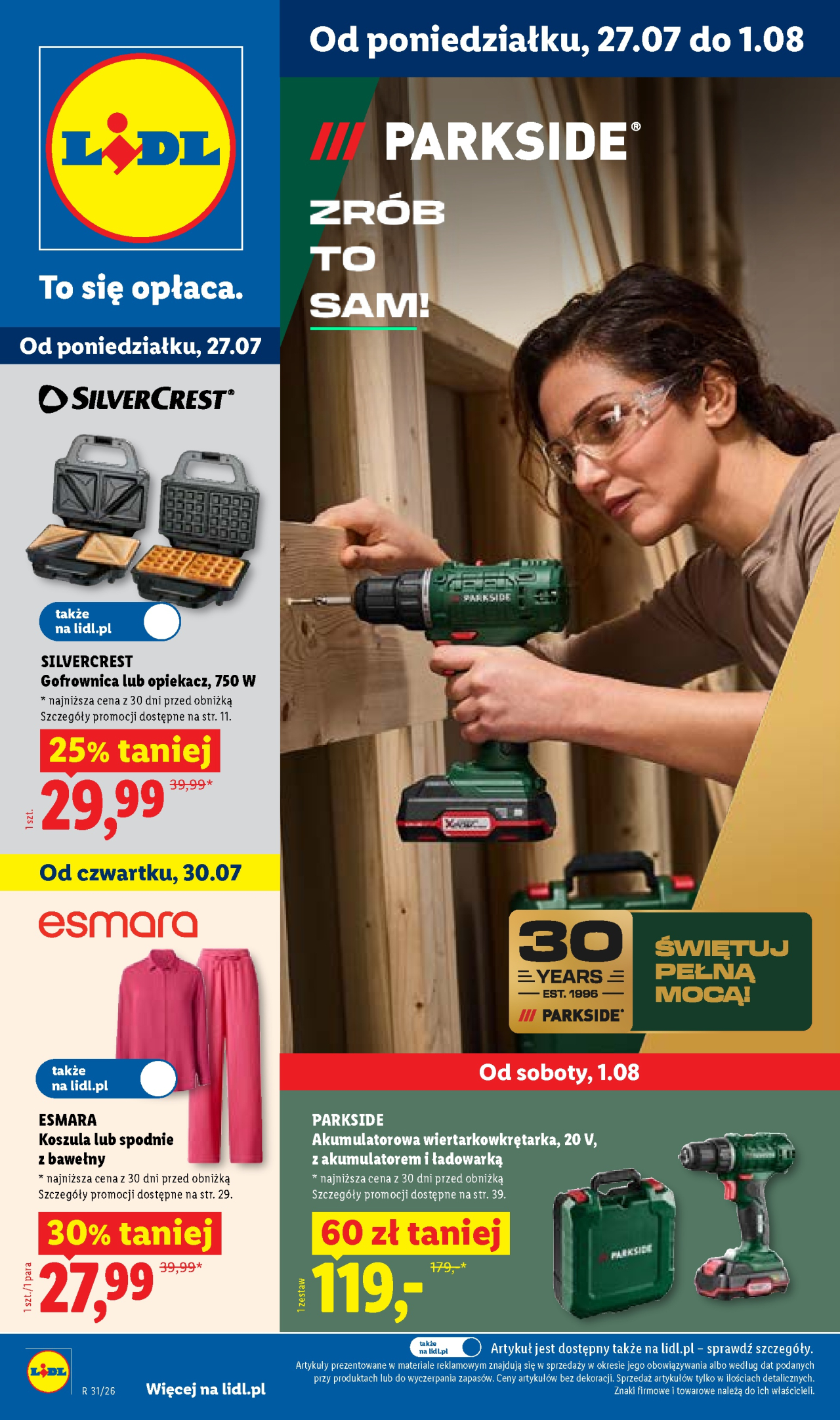 Lidl gazetka od 27. 07. 2026