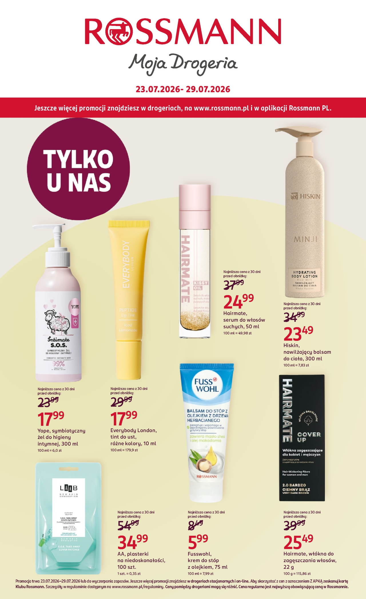 Rossmann gazetka od 23. 07. 2026