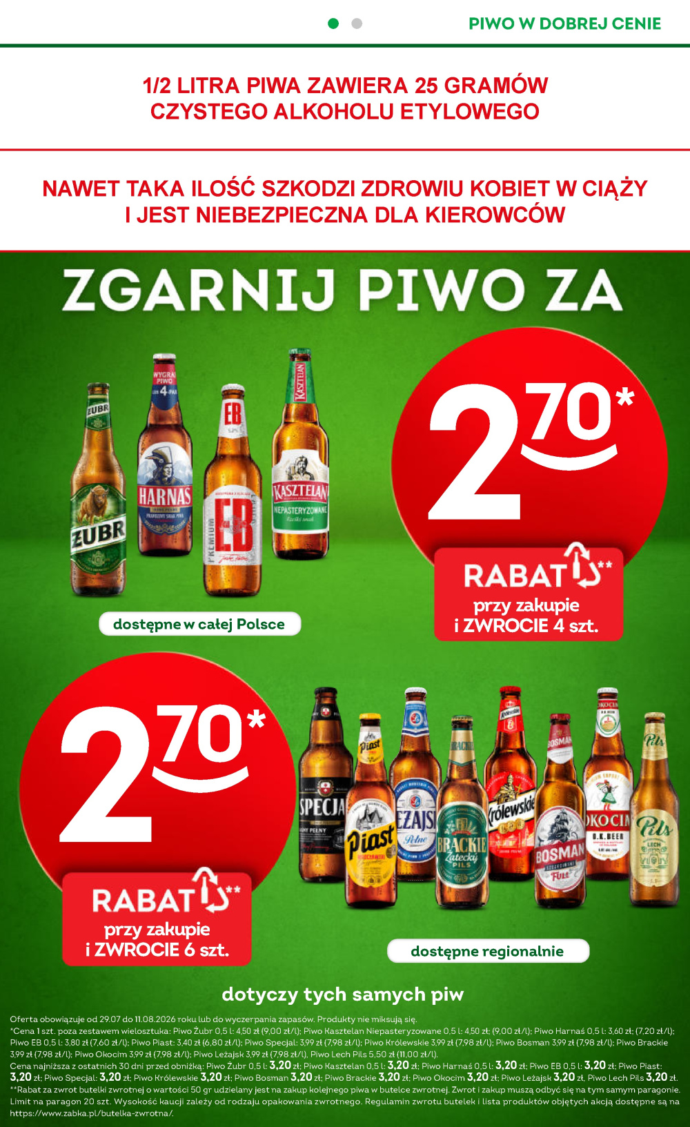 Leták Żabka gazetka, Polsko - strana 20