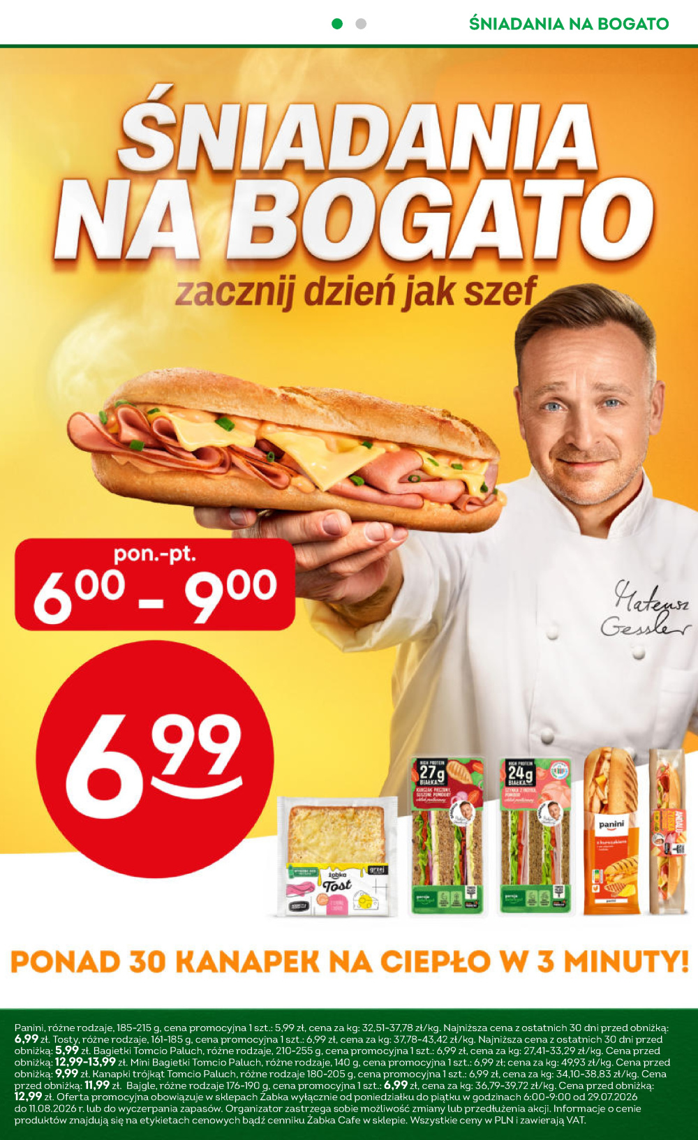 Leták Żabka gazetka, Polsko - strana 2