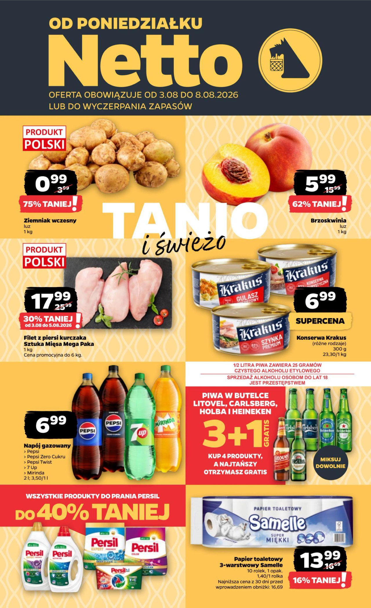 Netto gazetka od 3. 08. 2026