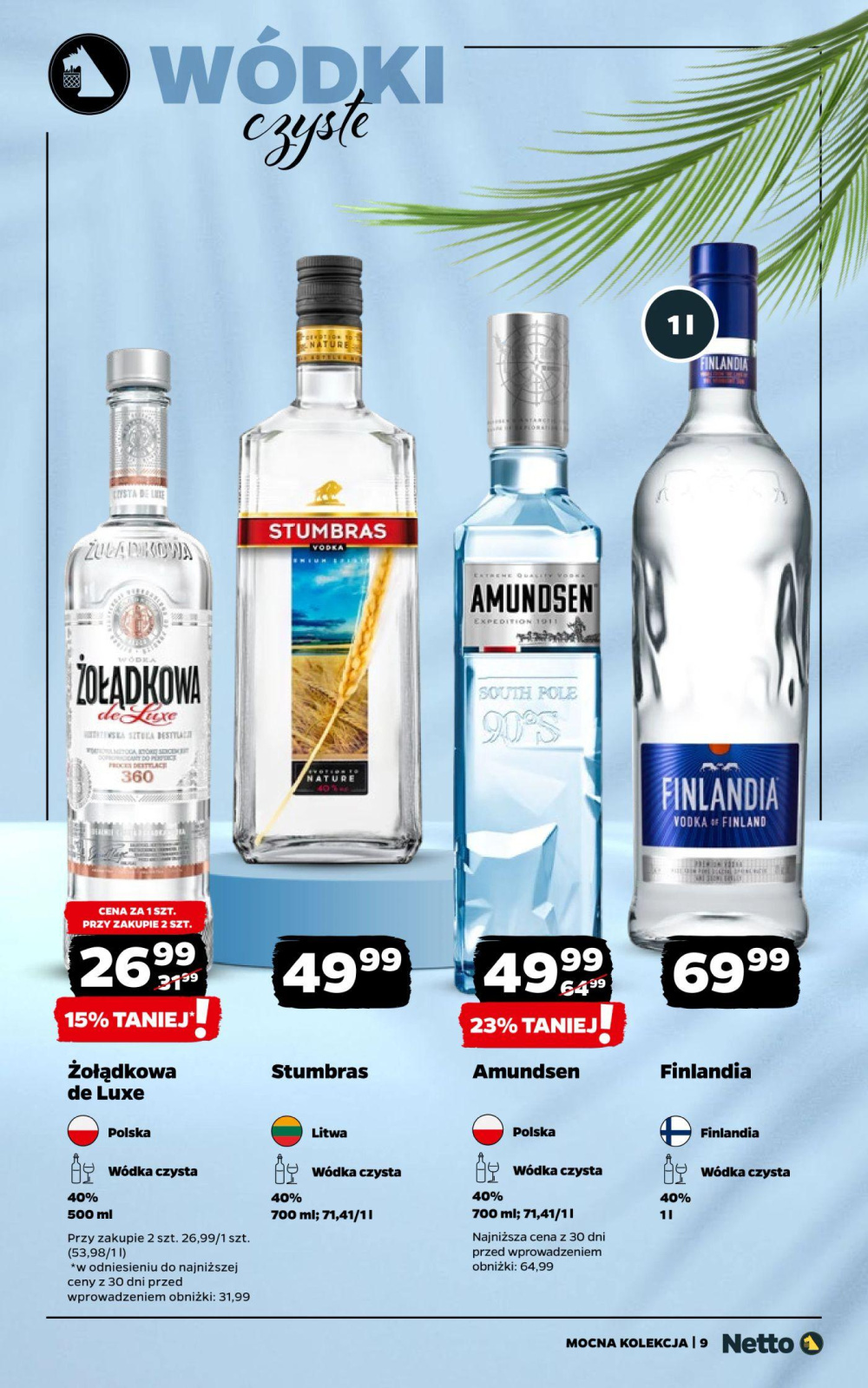 Leták Netto gazetka - Mocne alkohole, Polsko - strana 9