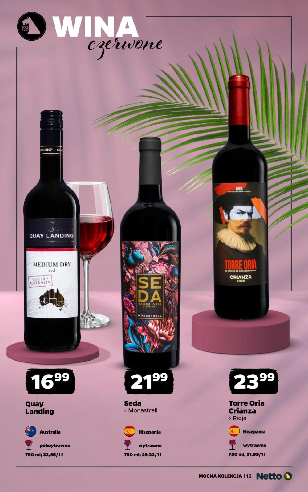 Leták Netto gazetka - Wina, Polsko - strana 15