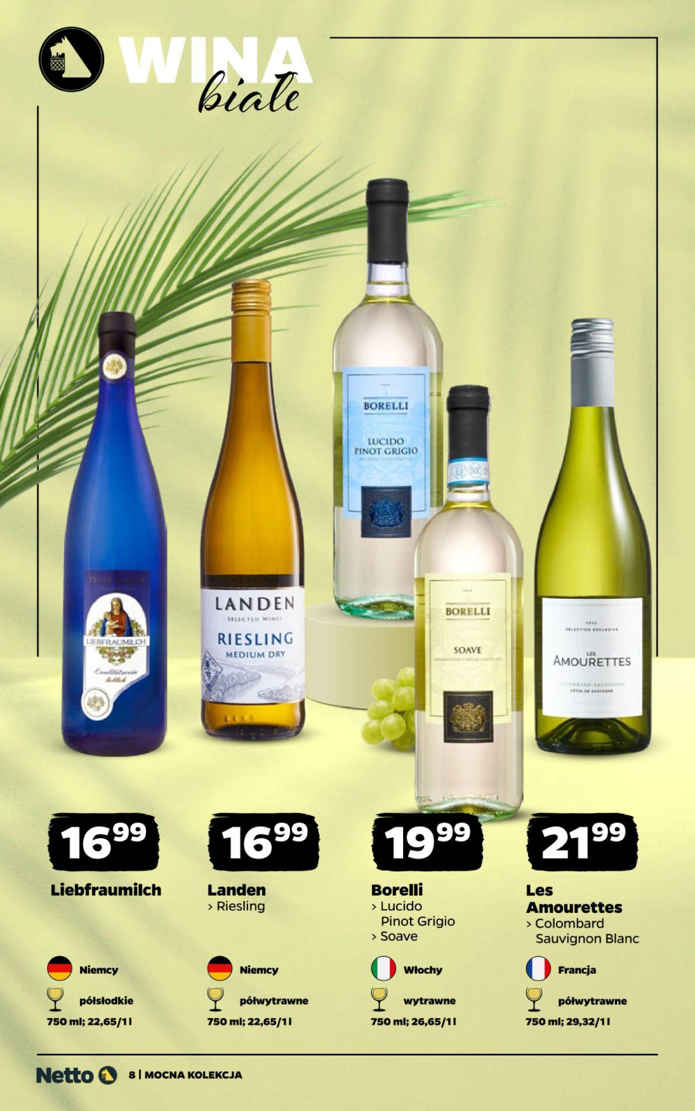 Leták Netto gazetka - Wina, Polsko - strana 8