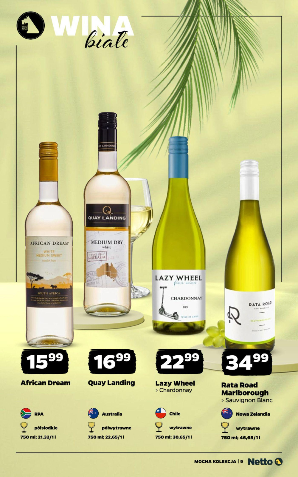 Leták Netto gazetka - Wina, Polsko - strana 9