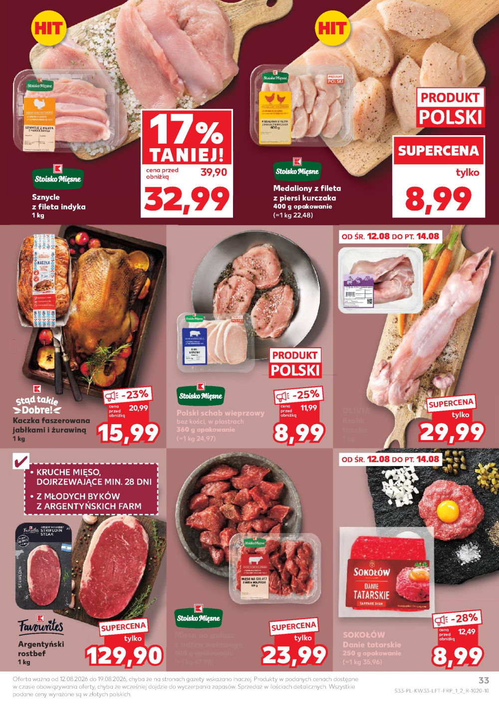 Leták Kaufland gazetka Cieszyn, Polsko - strana 33