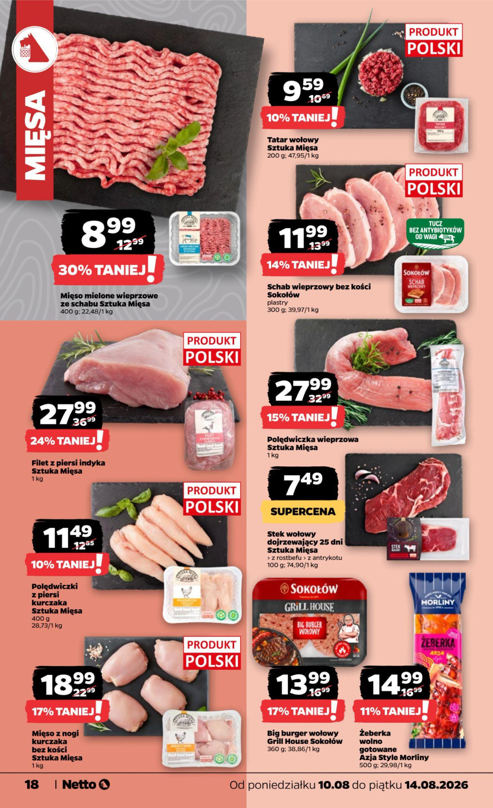 Leták Netto gazetka, Polsko - strana 18