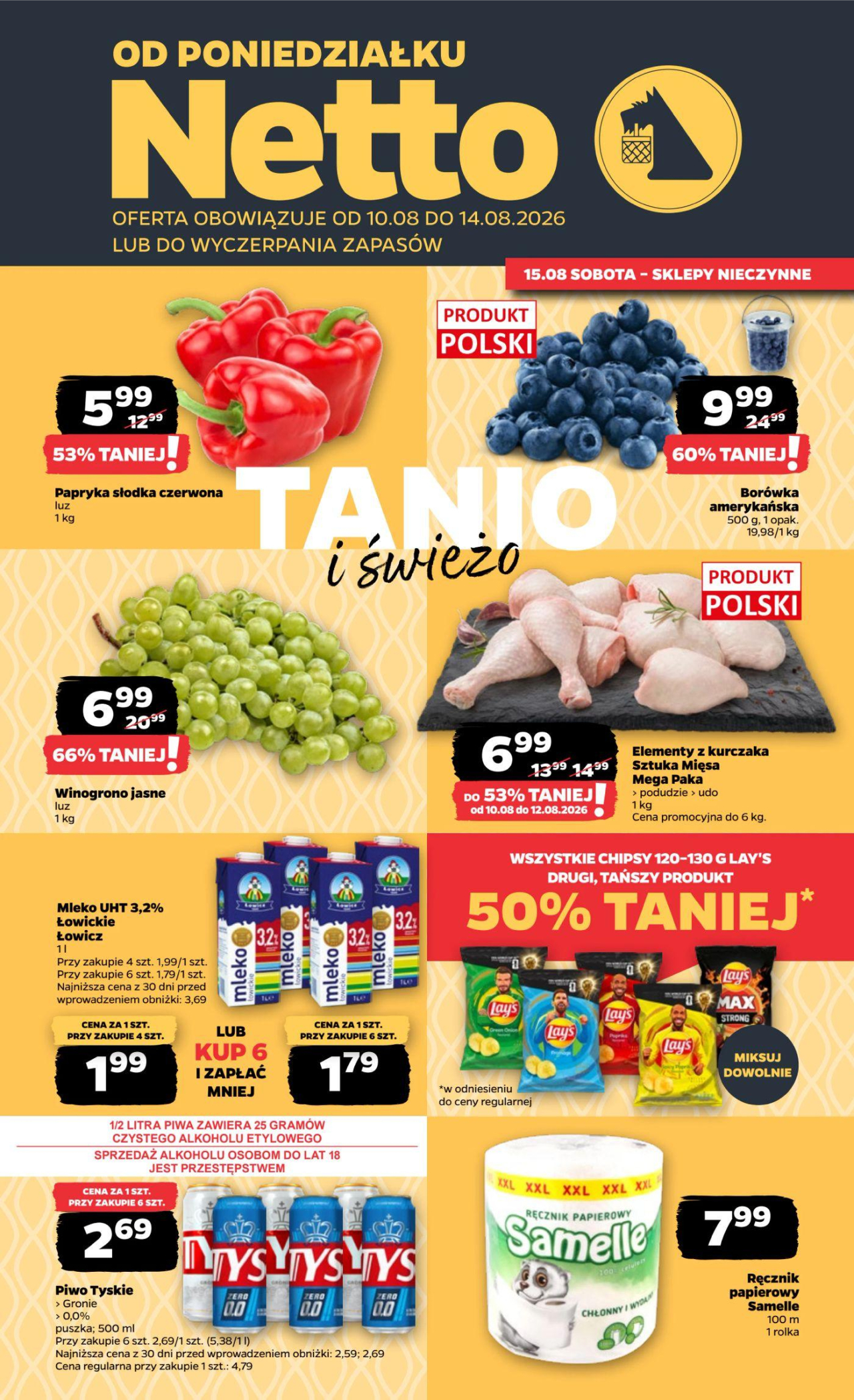 Netto gazetka od 10. 08. 2026