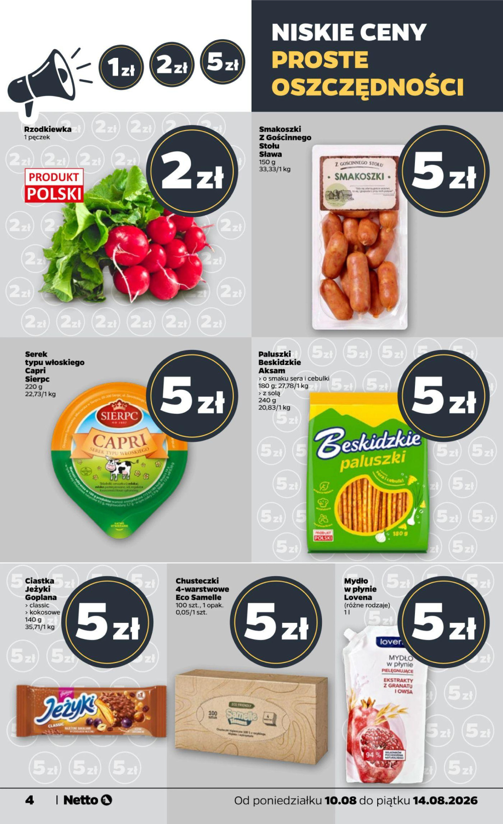 Leták Netto gazetka, Polsko - strana 4