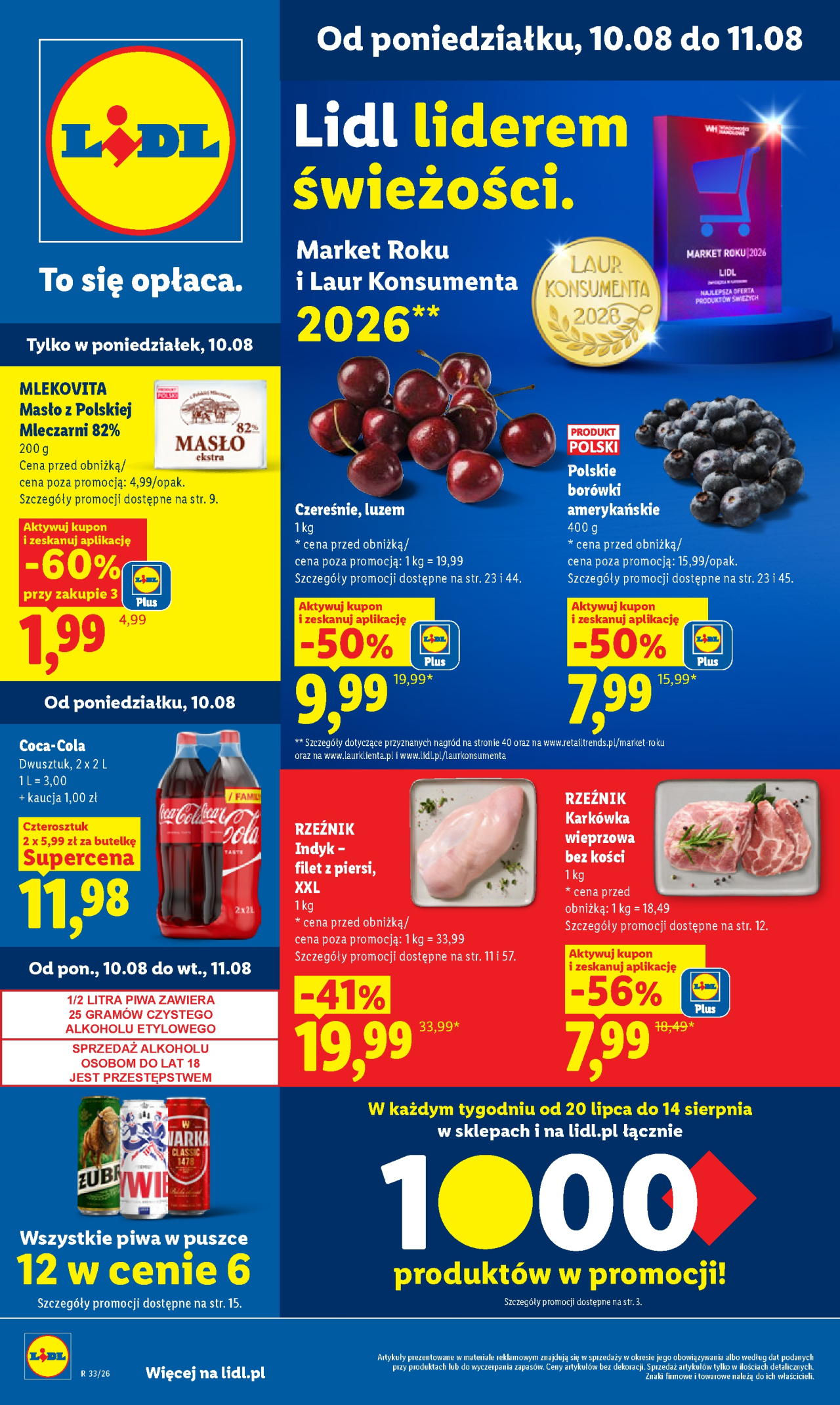 Lidl gazetka od 10. 08. 2026