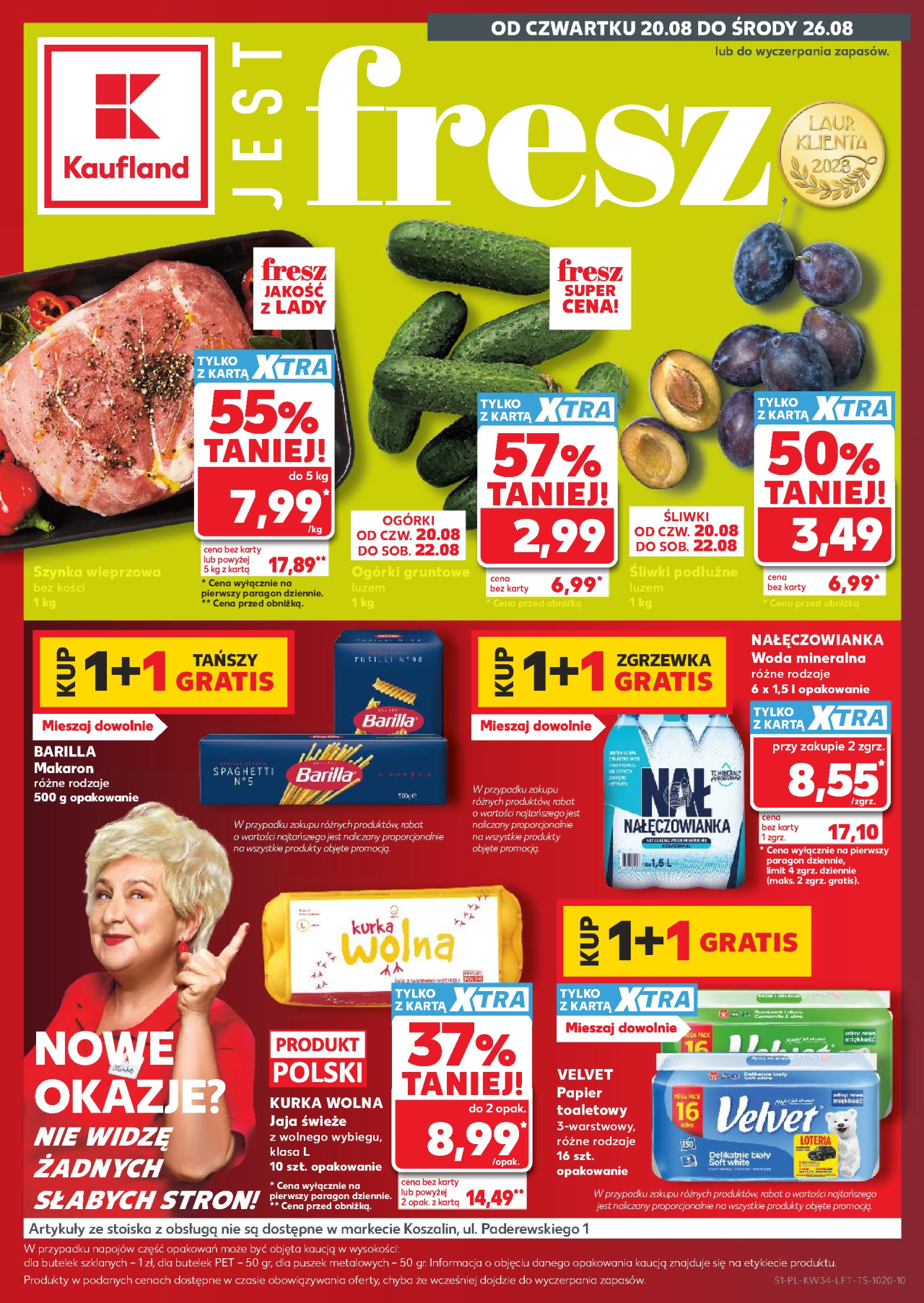 Kaufland gazetka Płock od 20. 08. 2026