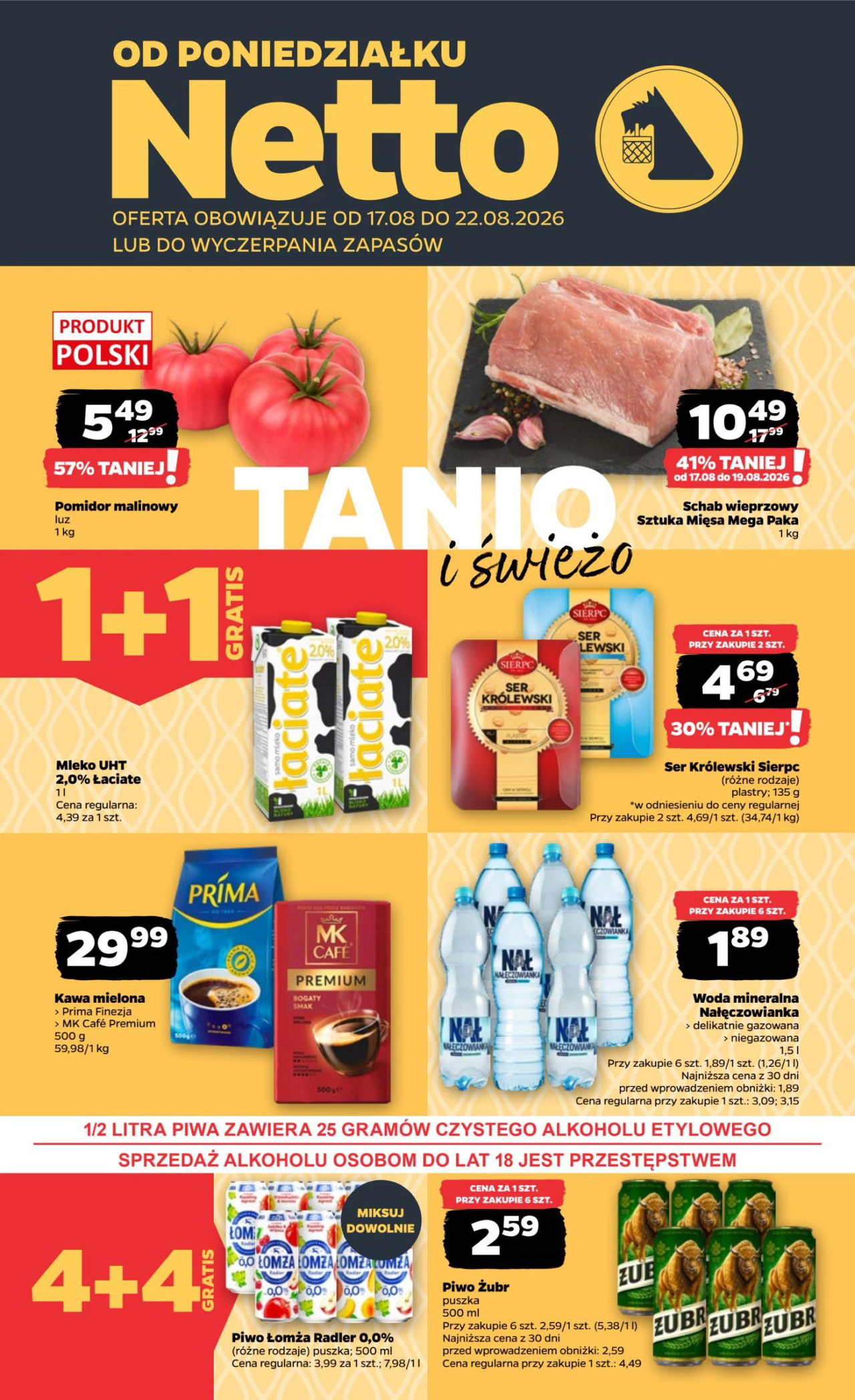 Netto gazetka od 17. 08. 2026