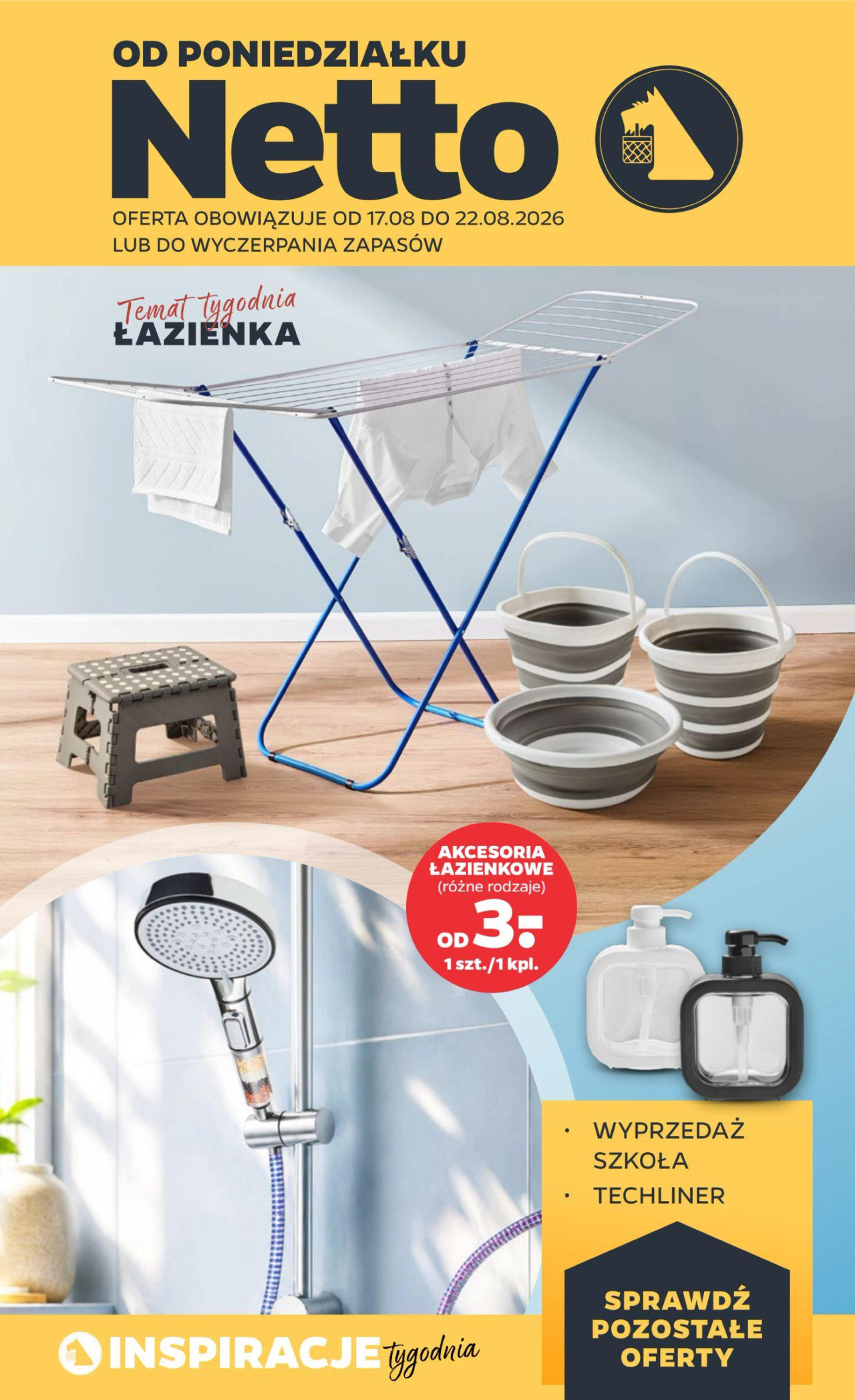 Netto gazetka - Non food od 17. 08. 2026