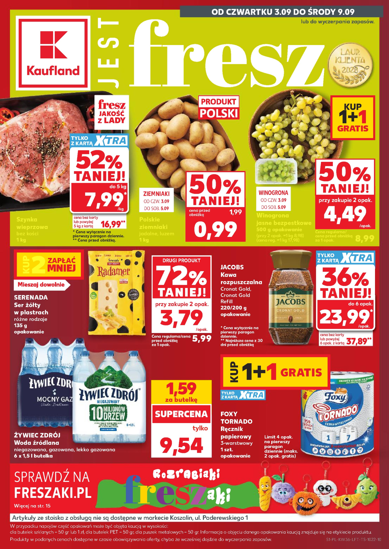 Kaufland gazetka Nowa Sól od 3. 09. 2026