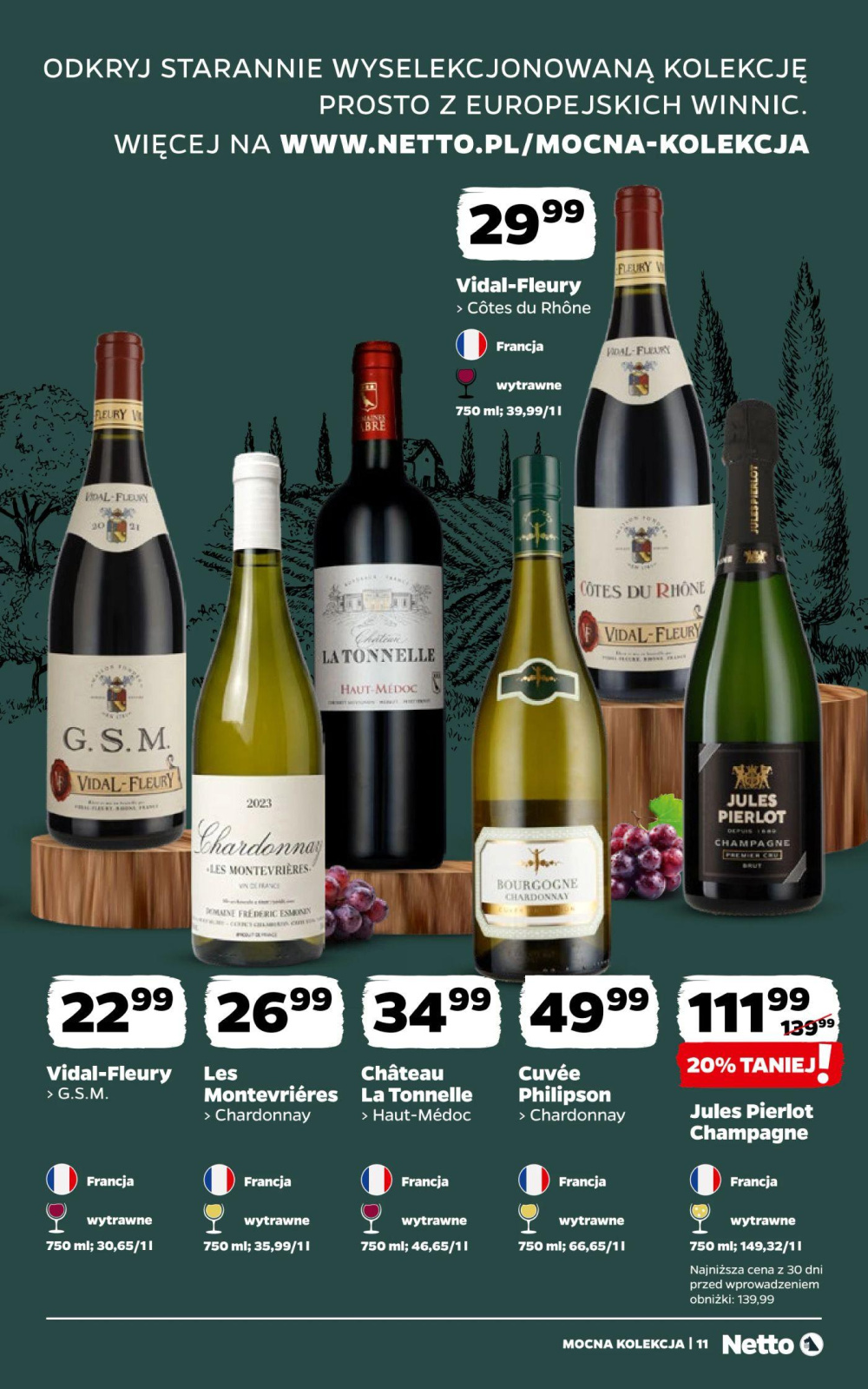 Leták Netto gazetka - Wina, Polsko - strana 11