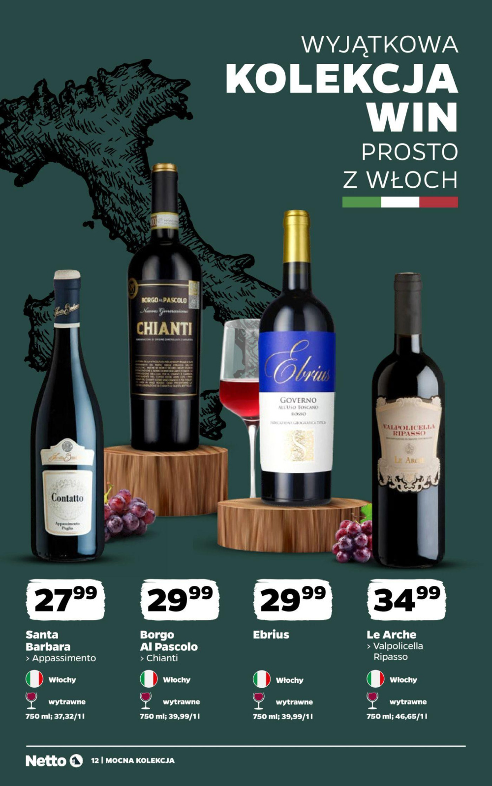 Leták Netto gazetka - Wina, Polsko - strana 12