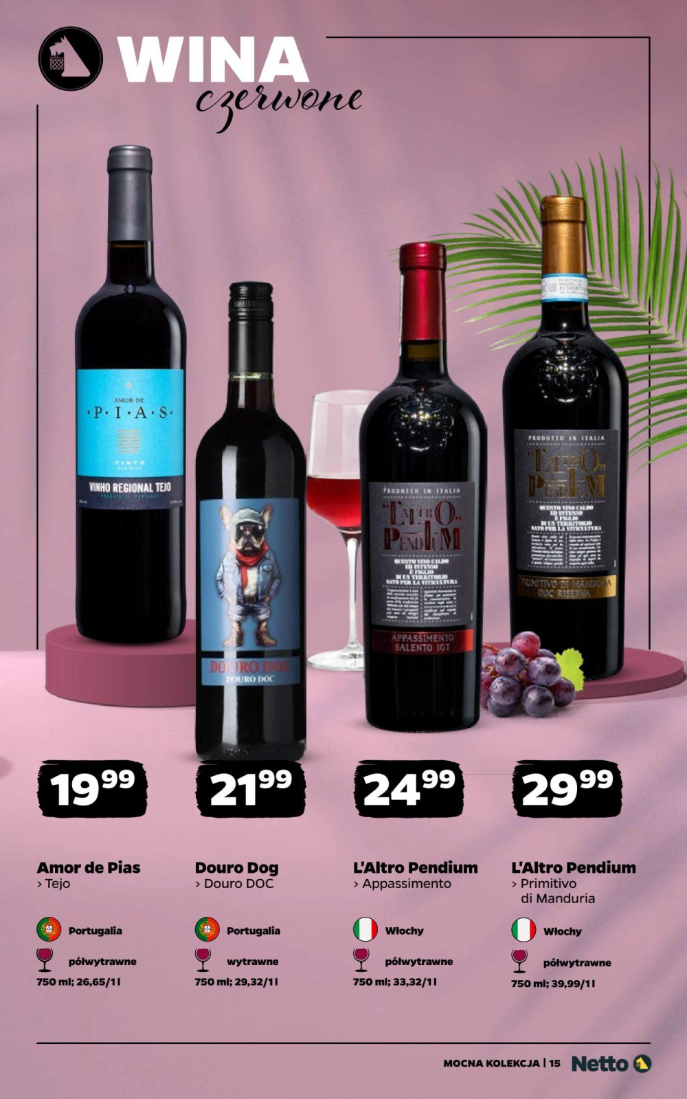 Leták Netto gazetka - Wina, Polsko - strana 15