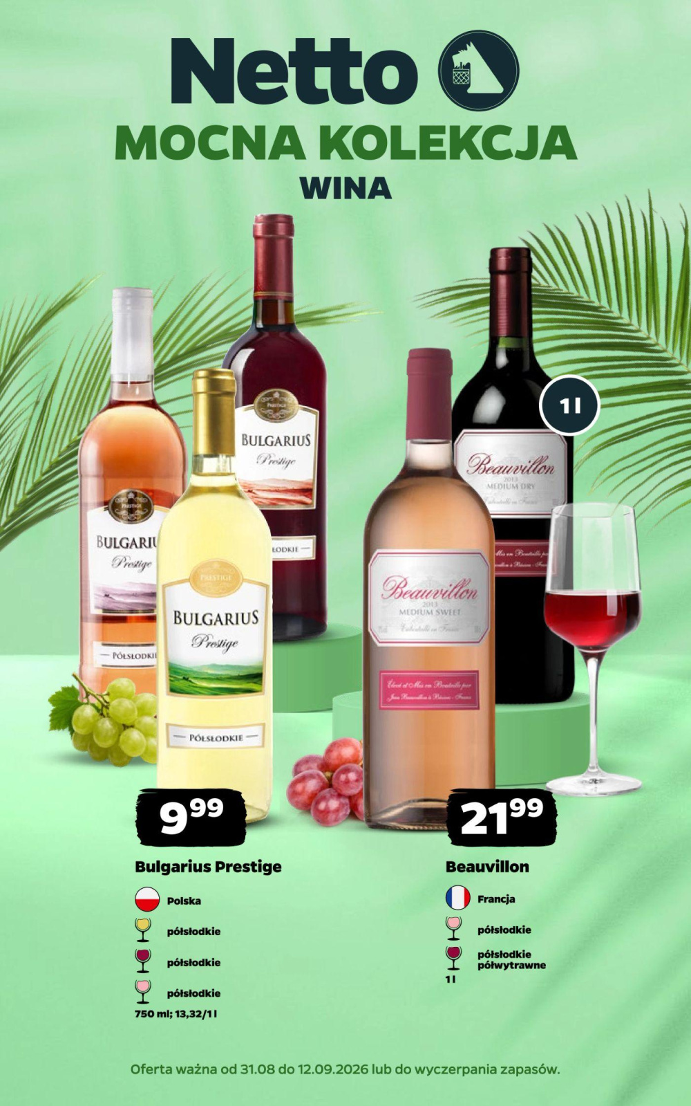 Leták Netto gazetka - Wina, Polsko - strana 1