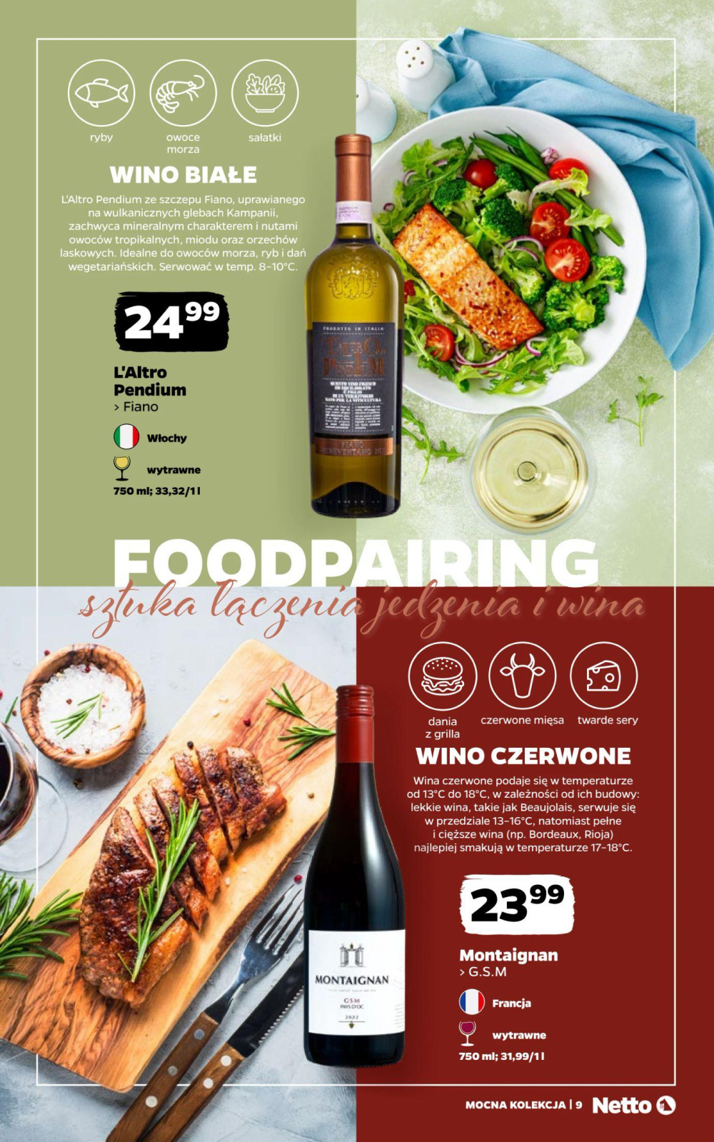 Leták Netto gazetka - Wina, Polsko - strana 9