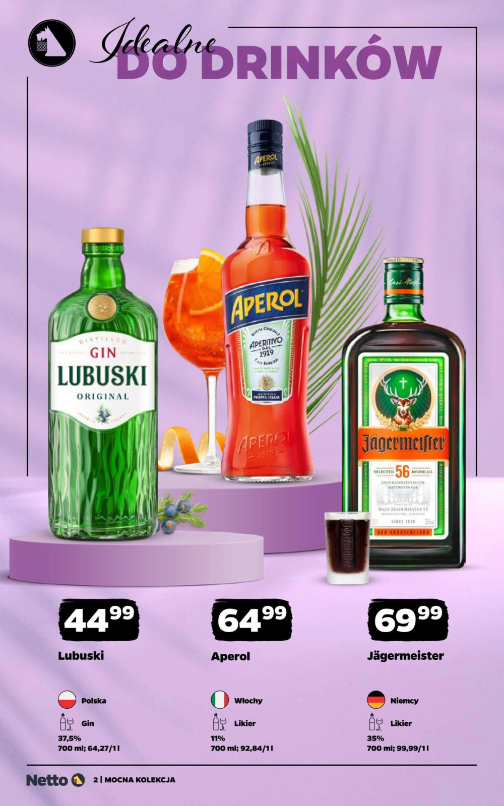 Leták Netto gazetka - Mocne alkohole, Polsko - strana 2