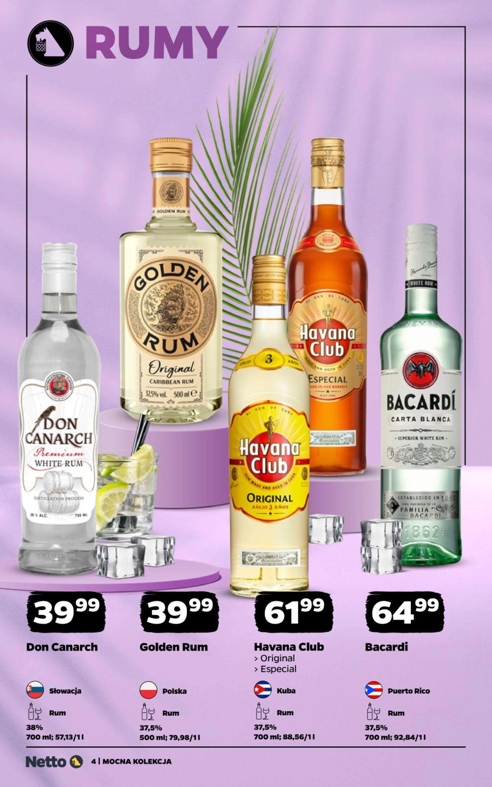 Leták Netto gazetka - Mocne alkohole, Polsko - strana 4