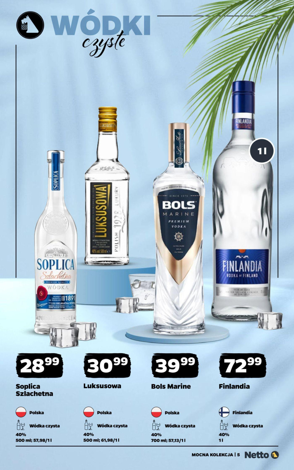 Leták Netto gazetka - Mocne alkohole, Polsko - strana 5