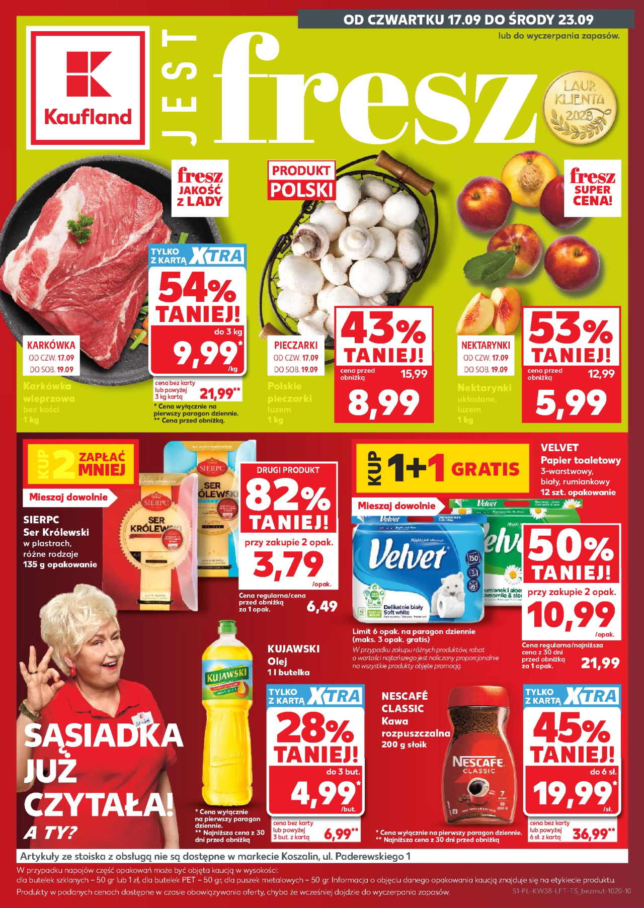 Kaufland gazetka Mława od 17. 09. 2026