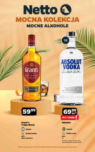 Netto gazetka - Mocne Alkohole