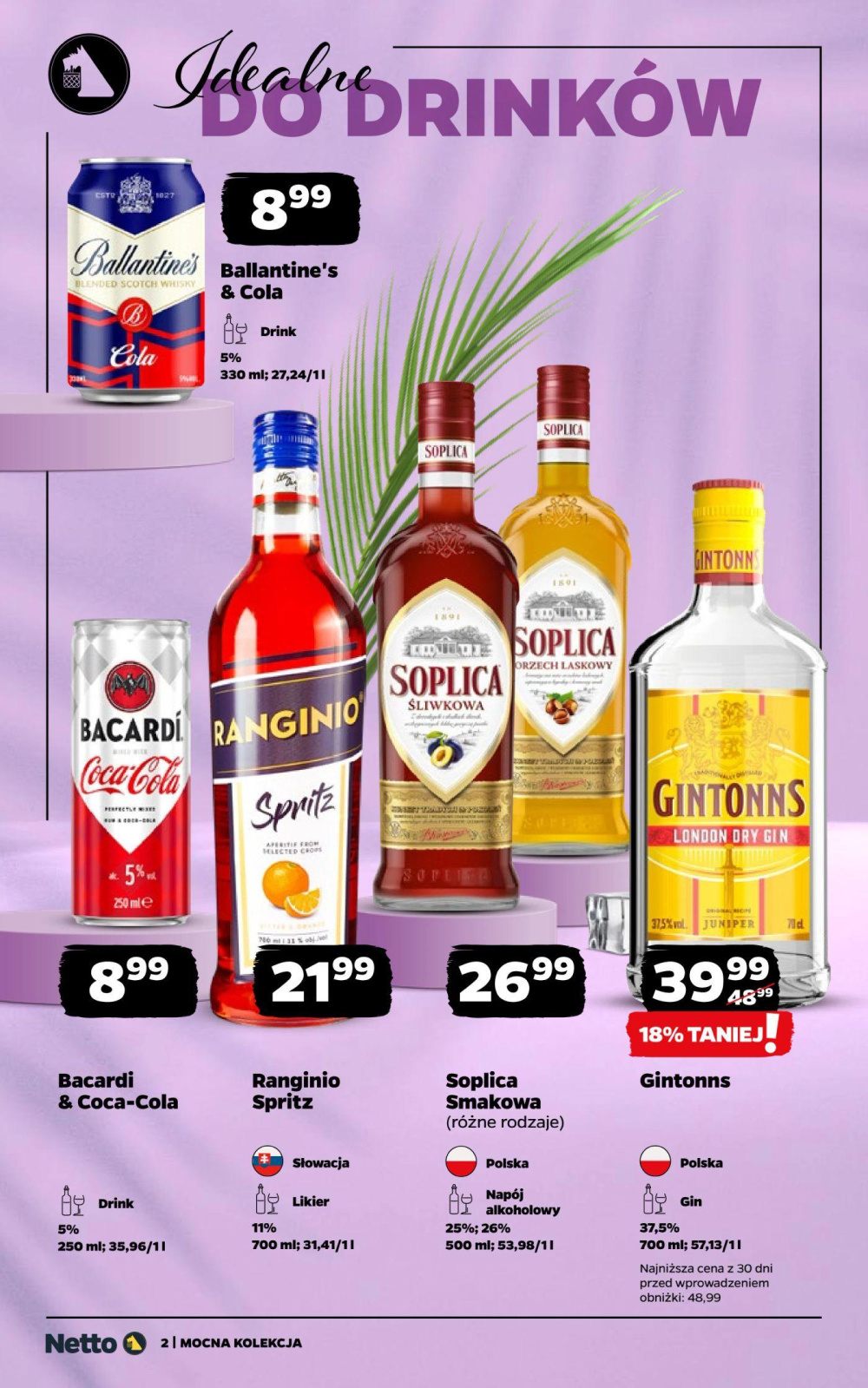 Leták Netto gazetka - Mocne Alkohole, Polsko - strana 2