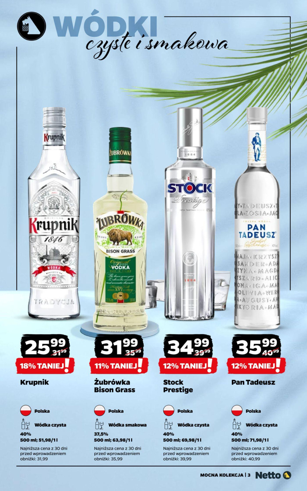 Leták Netto gazetka - Mocne Alkohole, Polsko - strana 3