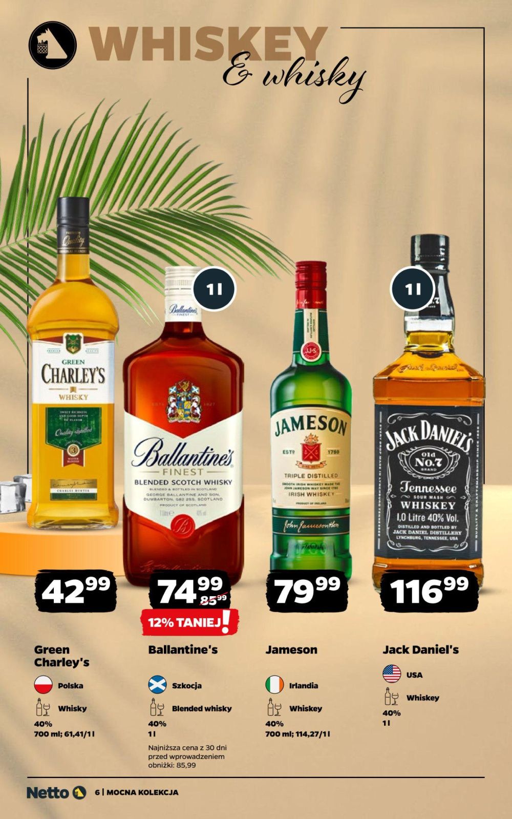 Leták Netto gazetka - Mocne Alkohole, Polsko - strana 6